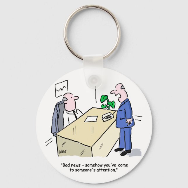 Llavero Alguien advierte a Office Worker (Anverso)