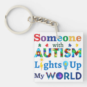 Llavero Alguien con AUTISMO Ilumina Mi MUNDO