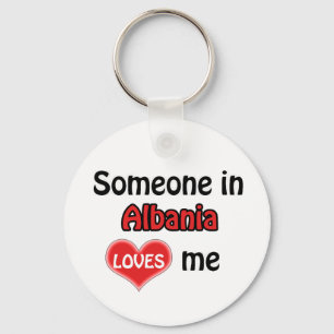 Llavero Alguien en Albania me ama