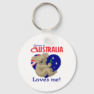 Llavero Alguien en Australia me ama Koala