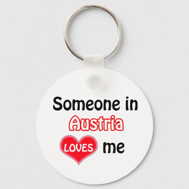 Llavero Alguien en Austria me ama (Anverso)