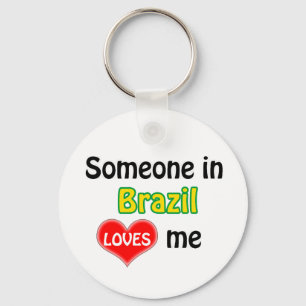 Llavero Alguien en Brasil me ama