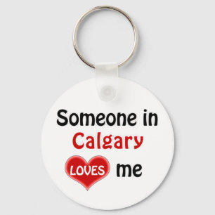 Llavero Alguien en Calgary me ama