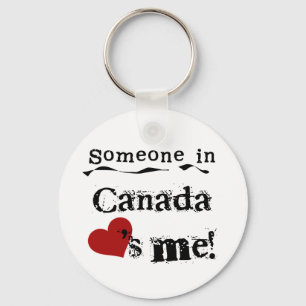 Llavero Alguien En Canadá Me Ama