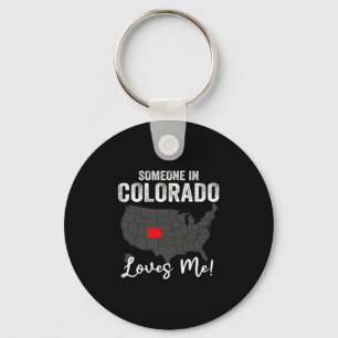Llavero Alguien en Colorado me ama 