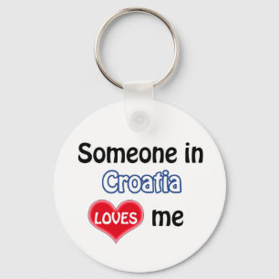 Llavero Alguien en Croacia me ama