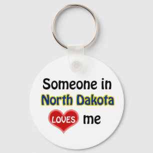 Llavero Alguien en Dakota del Norte me ama