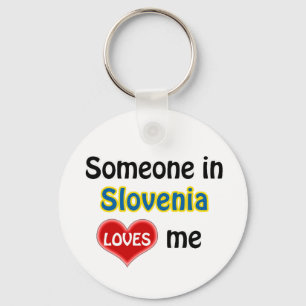 Llavero Alguien en Eslovenia me ama