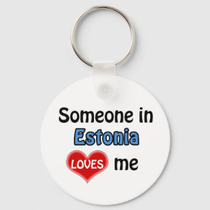 Llavero Alguien en Estonia me ama