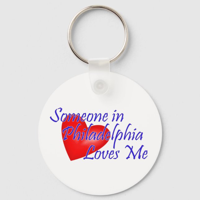 Llavero Alguien en Filadelfia me ama (Anverso)