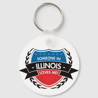 Llavero Alguien En Illinois Me Ama