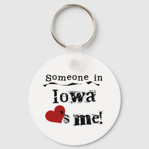 Llavero Alguien en Iowa me ama