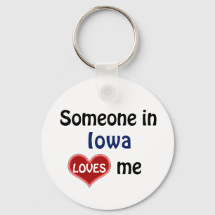 Llavero Alguien en Iowa me ama