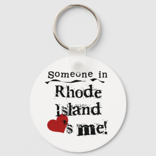 Llavero Alguien En Rhode Island Me Ama