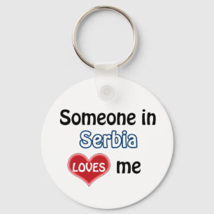 Llavero Alguien en Serbia me ama