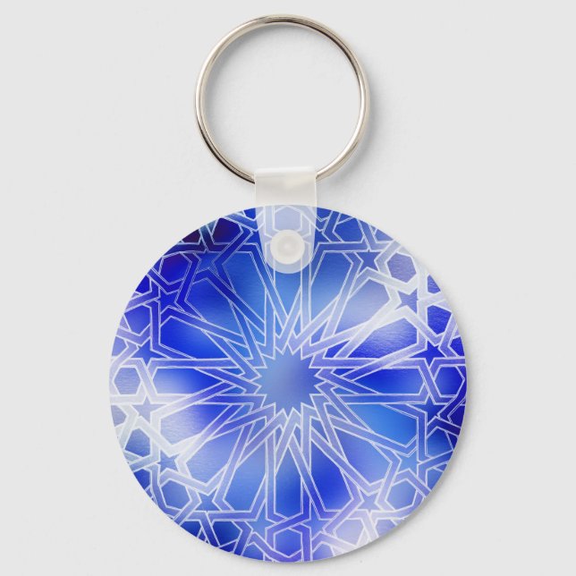 Llavero Alhambra Pattern Blue (Anverso)