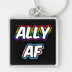 Llavero Aliado AF II - Bandera LGBTQ Orgullo Gay Transgéne