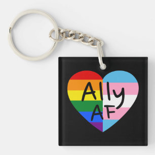 Llavero Aliado AF III - Bandera LGBTQ Orgullo Gay Transgén