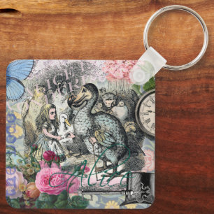 Llavero Alice Clásico País de las Maravillas Dodo Arte de 