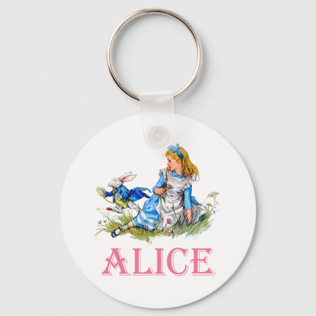 LLAVERO ALICE EN WONDERLAND (Anverso)