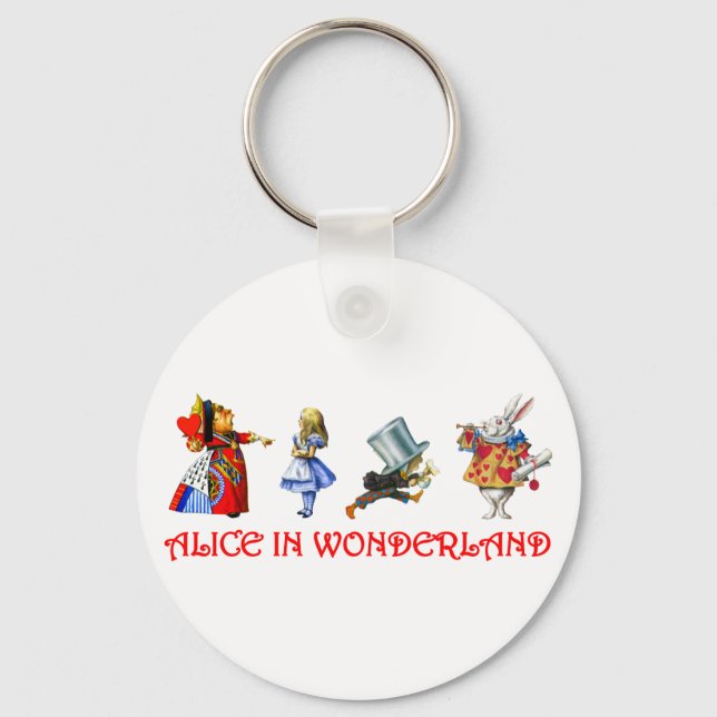 LLAVERO ALICE EN WONDERLAND (Anverso)