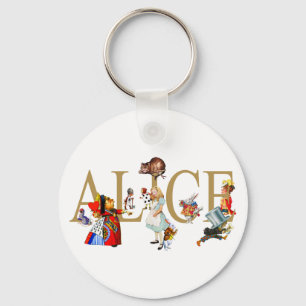 LLAVERO ALICE EN WONDERLAND Y AMIGOS