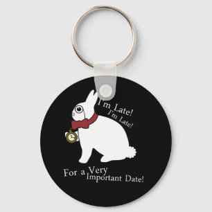 Llavero Alice in Wonderland Late Rabbit Keychain