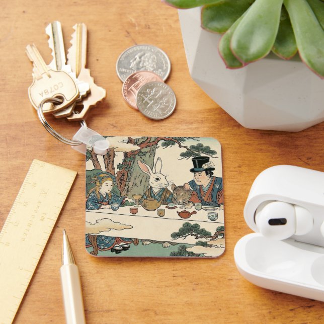 Llavero Alice Lost in Japan | Ukiyo-e Mad Tea Party (Escritorio )