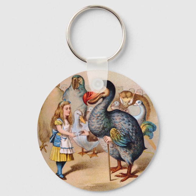 LLAVERO ALICE SE ENCUENTRA CON EL PÁJARO DE DODO (Anverso)