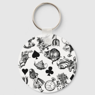 Llavero Alice White Rabbit Wonderland Classic