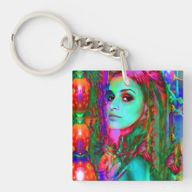 Llavero Alicia en el país de las maravillas (Frente)