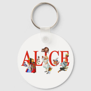 Llavero Alicia en el país de las maravillas y amigos
