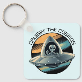 Llavero Alien en la nave espacial