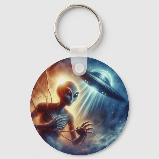 Llavero Alien espacial (Anverso)