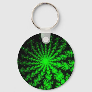 Llavero Alien Fractal Burst