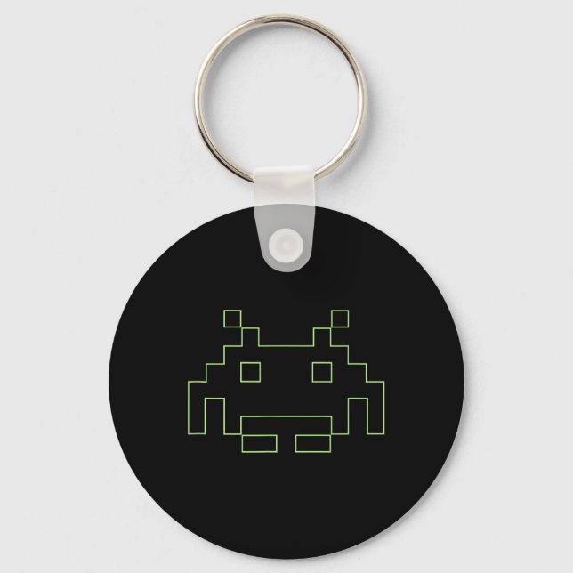 Llavero Alien invaders Gamer (Anverso)