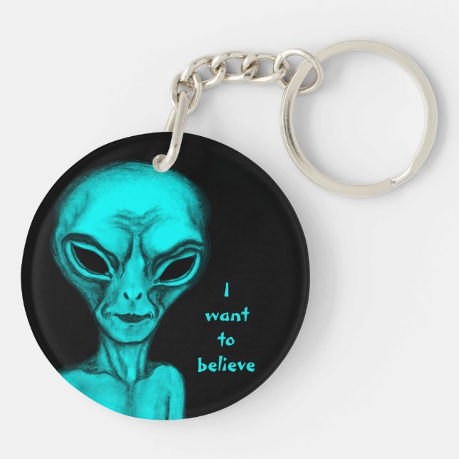 Llavero Alien, quiero creer (Atrás)