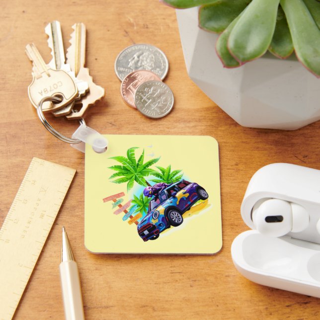 Llavero Alien Riding a Mini Keychain (Escritorio )