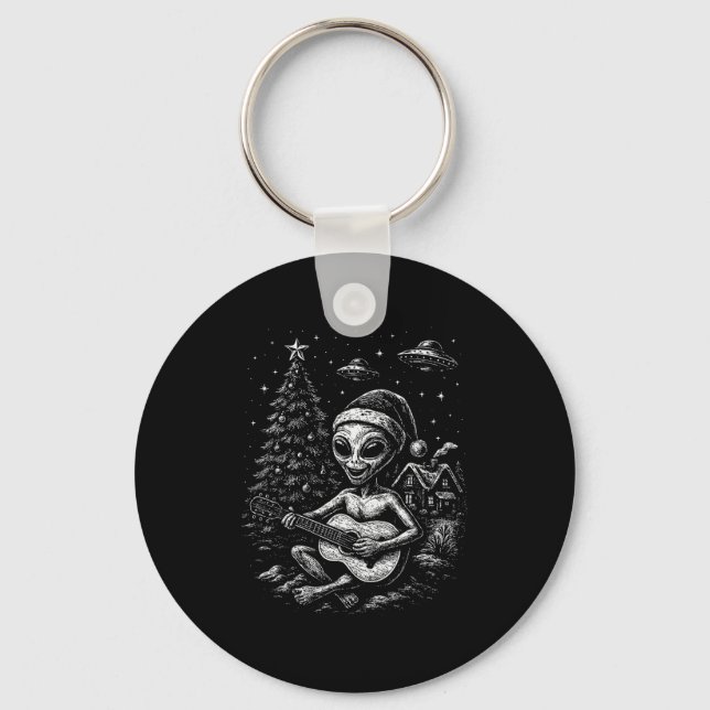 Llavero Alienígena Ama la Navidad  (Anverso)