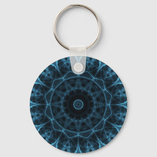 Llavero alienígena azul