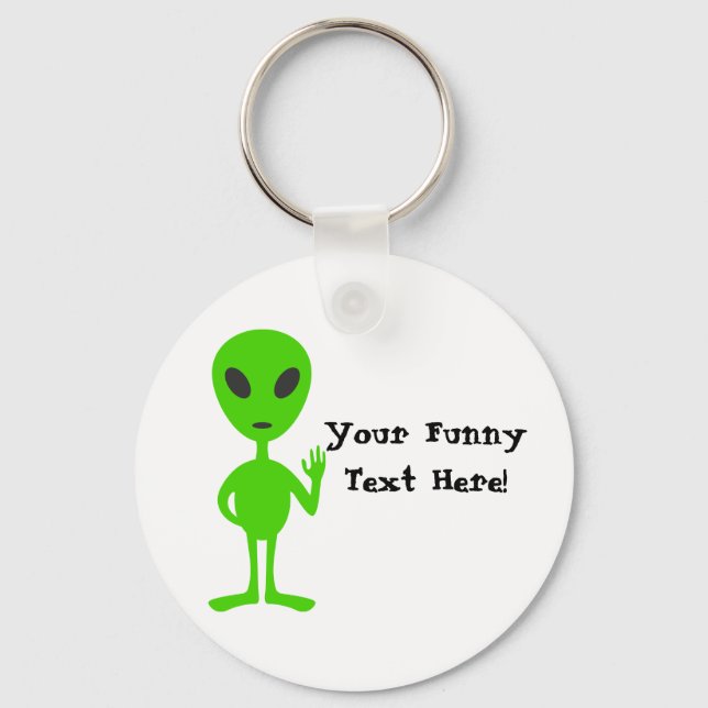 Llavero Alienígena del espacio exterior (Anverso)