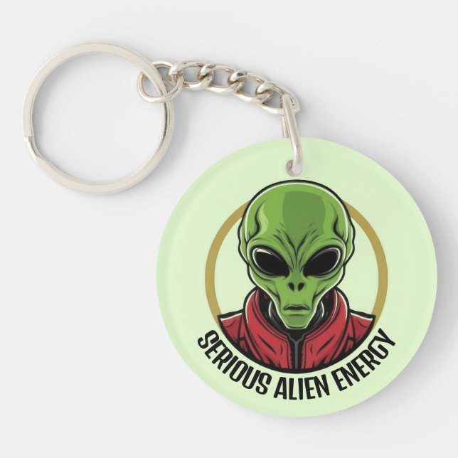 Llavero Alienígena Verde (Frente)