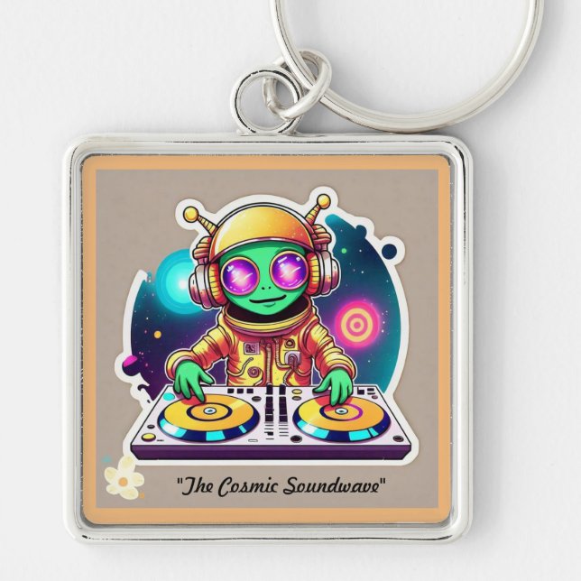 Llavero "Alienígenas se unen" (Frente)