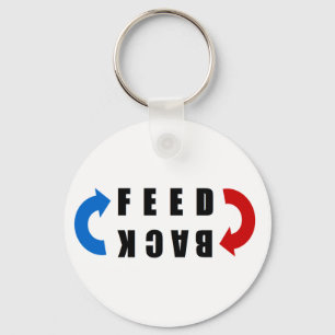Llavero Alimenta el rojo y el azul
