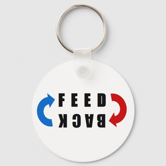 Llavero Alimenta el rojo y el azul (Anverso)