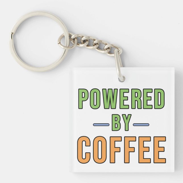 Llavero Alimentado por Café (Frente)