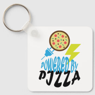 Llavero Alimentado por Pizza – Diseño Divertido para Amant