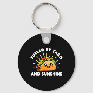 Llavero Alimentado por Taco y Sol - Tacos y comida mexican