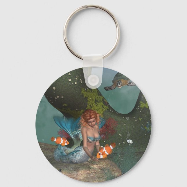 Llavero Alimentando la cadena de claves de los pescadores (Anverso)