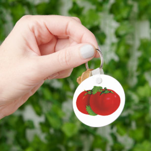 Llavero Alimentos Antiguos, Tomate Rojo Maduro Orgánico de